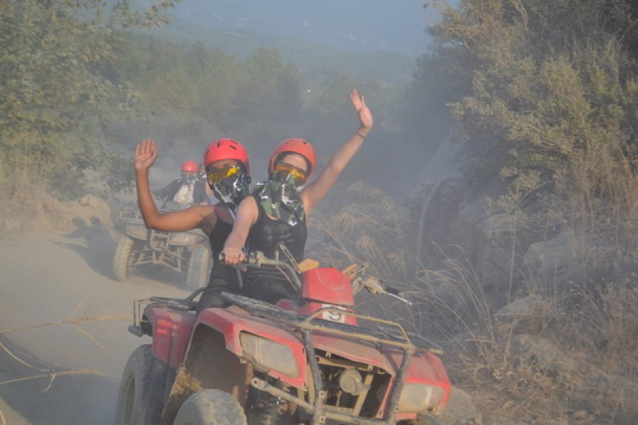 Quad (ATV )Safari Adventure From Side