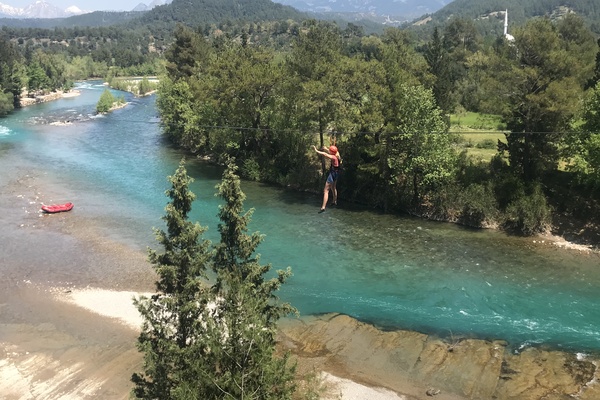 RAFTİNG , ZİPLİNE AND BUGGY OR QUAD COMBO TOUR